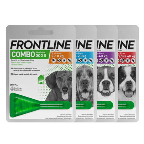 Frontline Combo dog range
